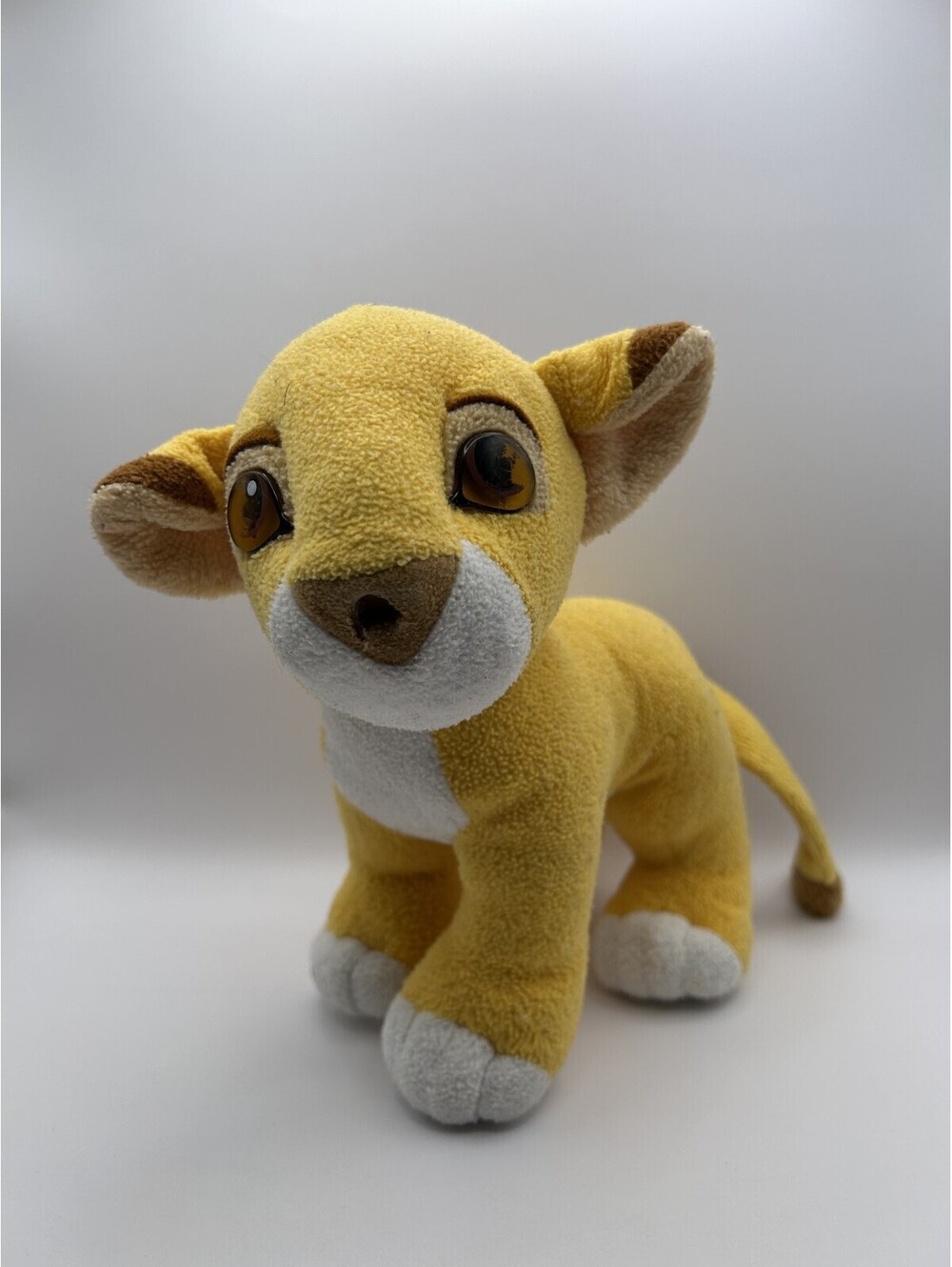 Yellow Lion Cub Plush Simba The Lion King Standing